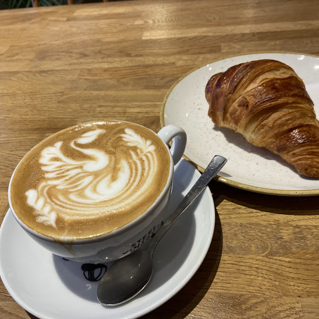 Cappuccino and Crossaint