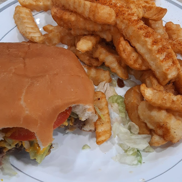 Cheeseburger and Fries