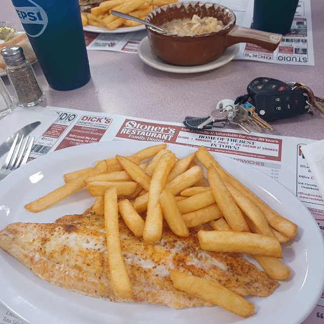 Baked Haddock with Fries