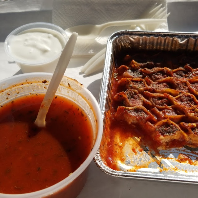Sini-Monta and Tomato Soup