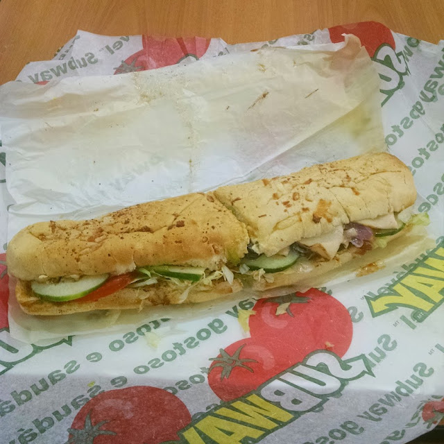 Baguete de 30 cm Com Frango Grelhado