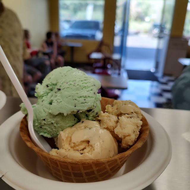 Pistachio in a Waffle Bowl