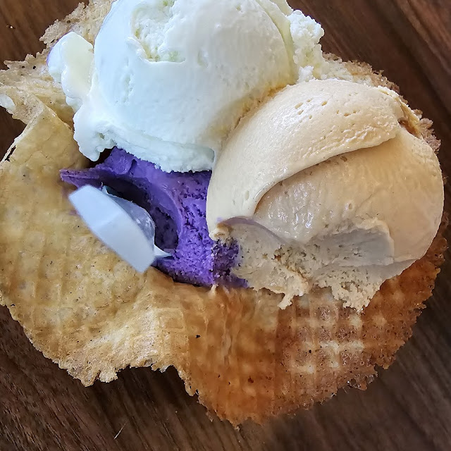 Gelato Mexican Goat Ube and Avocado Coconut