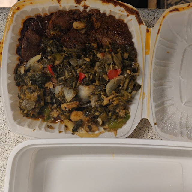 Liver and Onions and Callaloo and Salted Fish