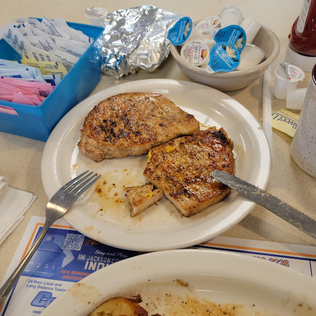 Pork Chops and Eggs