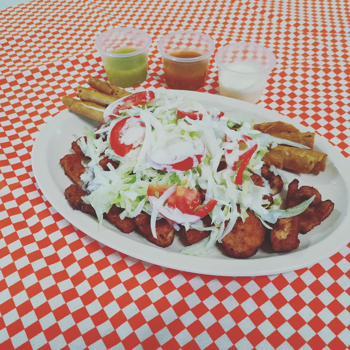 Super Flautas. las tradicionales de Doña lucha y Don Raul