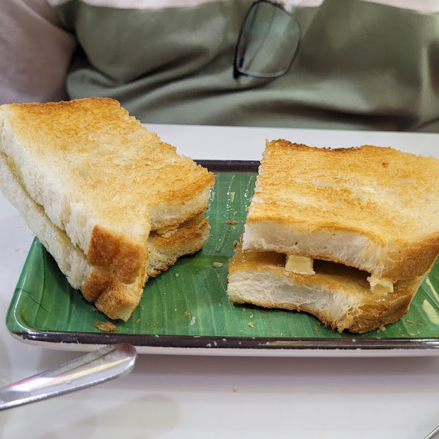 Toast Bread with Butter and Kaya