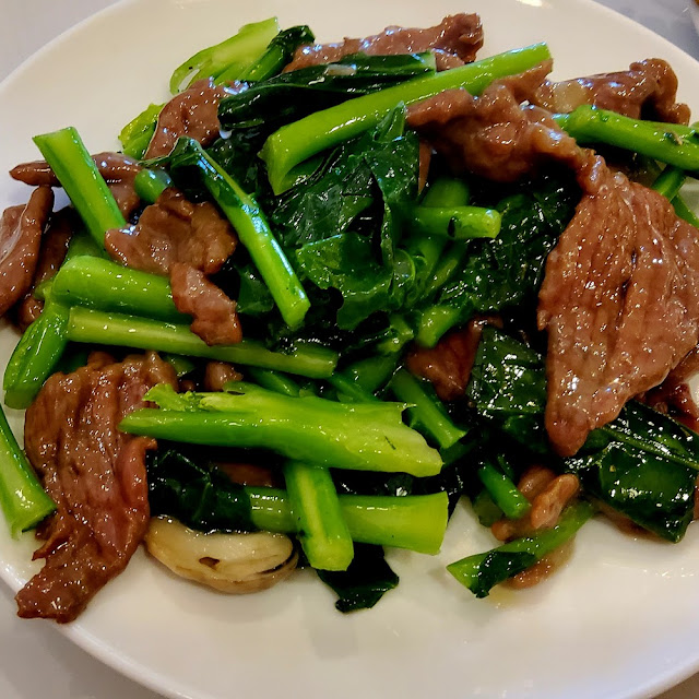 Stir Fried Chinese Broccoli and Beef