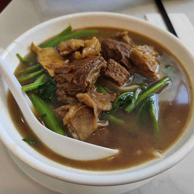Beef Brisket in Soup with Egg Noodles