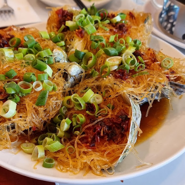 Braised Vermicelli with Seafood in XO Sauce