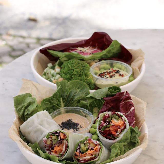 Mushroom Veggie Summer Roll