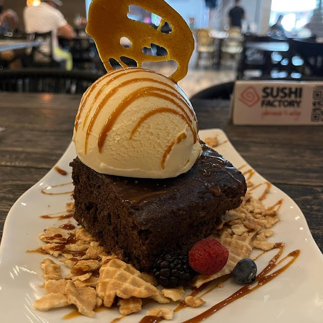 Brownie Con Nieve