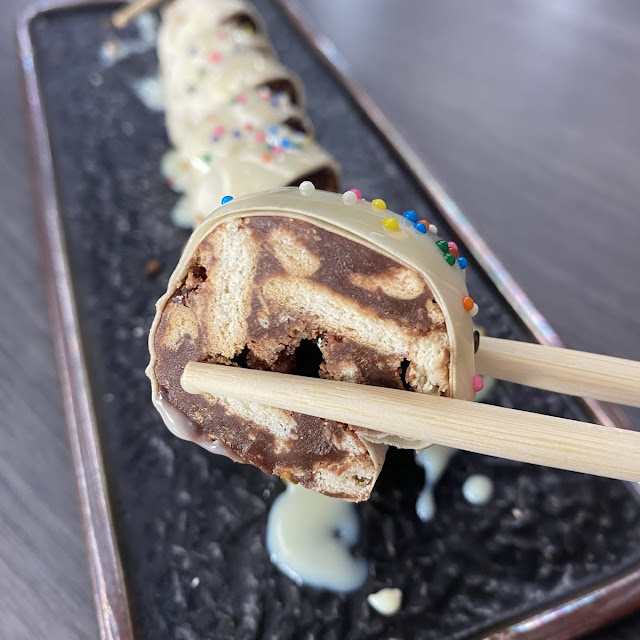 Marquesa de Chocolate En Forma de Sushi