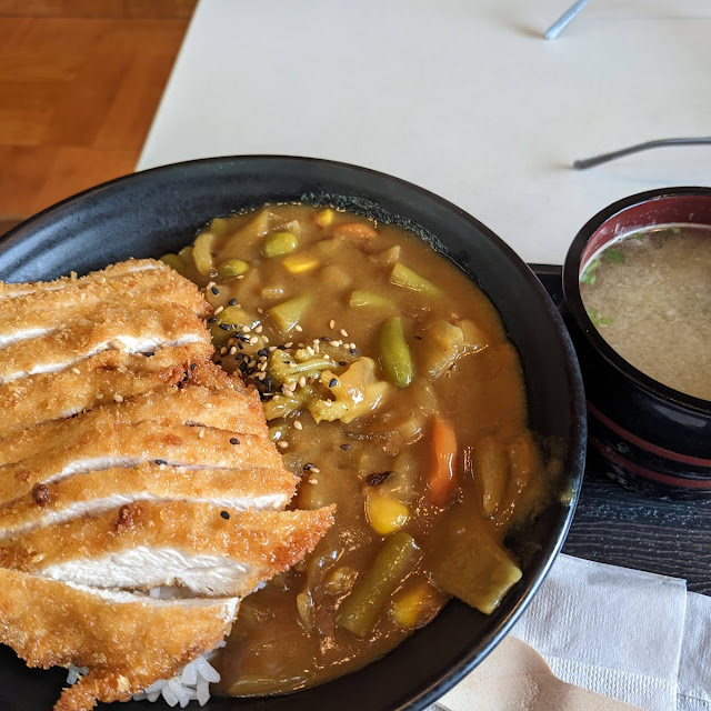 Japanese Chicken Curry and Miso Soup