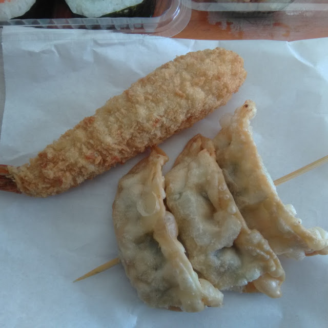 Prawn Tempura and Prawn Dumplings