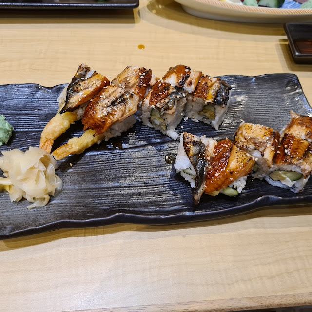 Prawn Tempura & Unagi Roll
