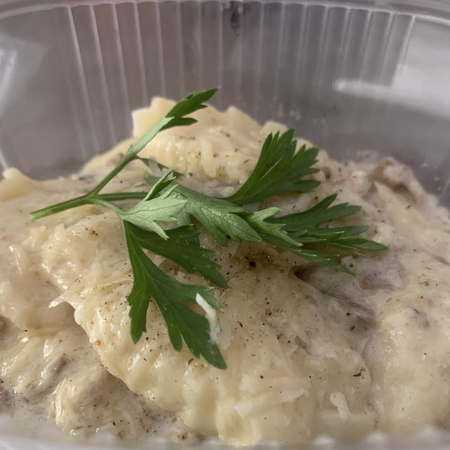 Ravioli Con Crema Di Porcini