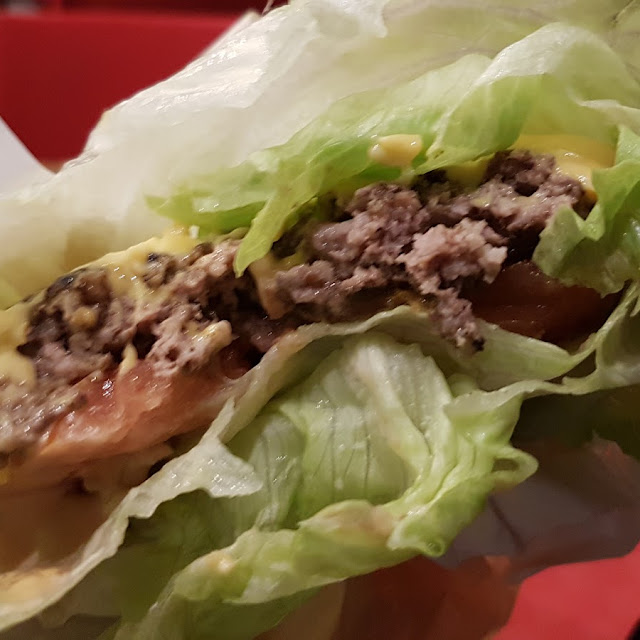 Lettuce Wrapped Cheeseburger