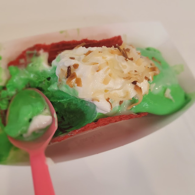 Pandan Rolled Ice Cream in Cup