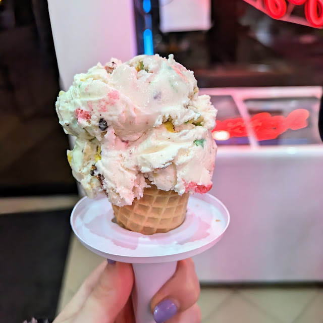 Rainbow Cookie Ice Cream