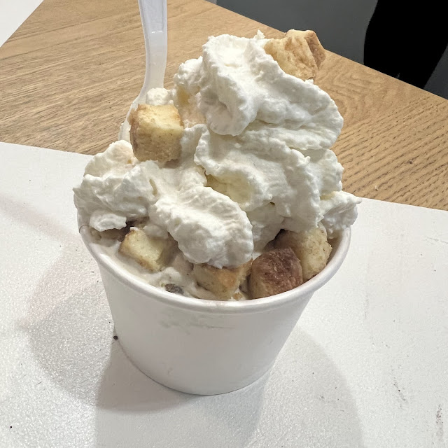 Chocolate Chip Cookie Dough with Cheesecake Bites and Whip Cream