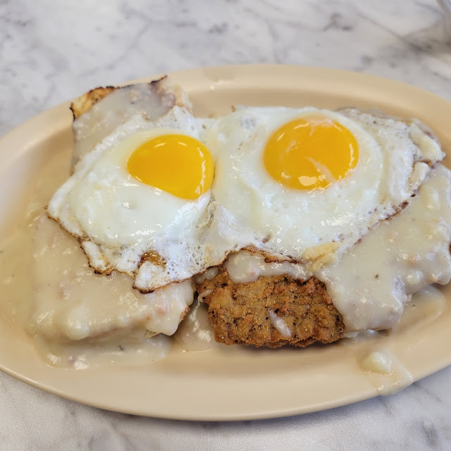 Country Fried Steak and Eggs