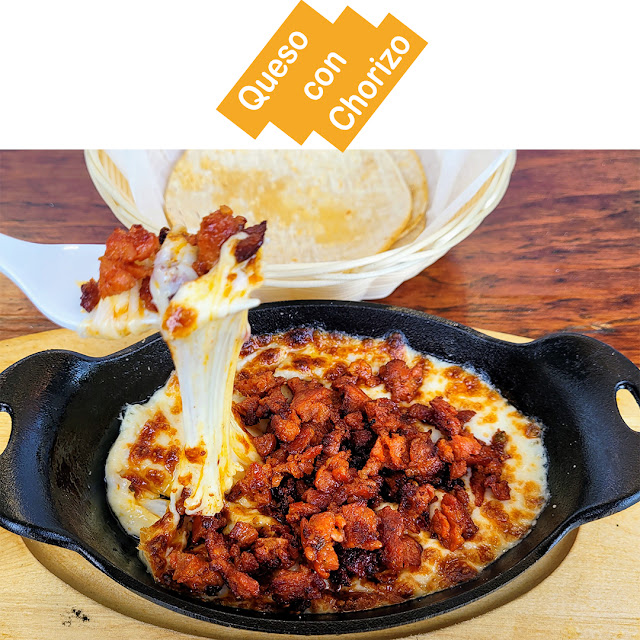 Queso Con Chorizo