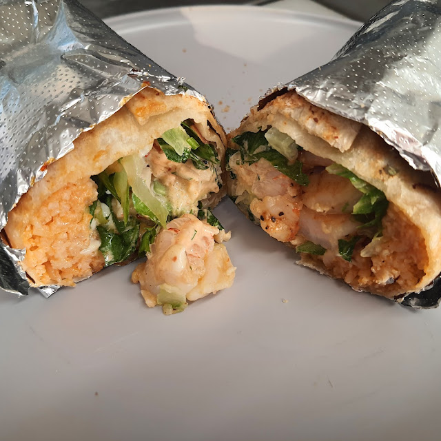 Shrimp Burrito Burrito de Camarón