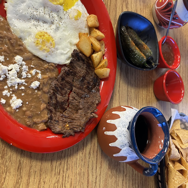 Fajita &Eggs Refried Beans