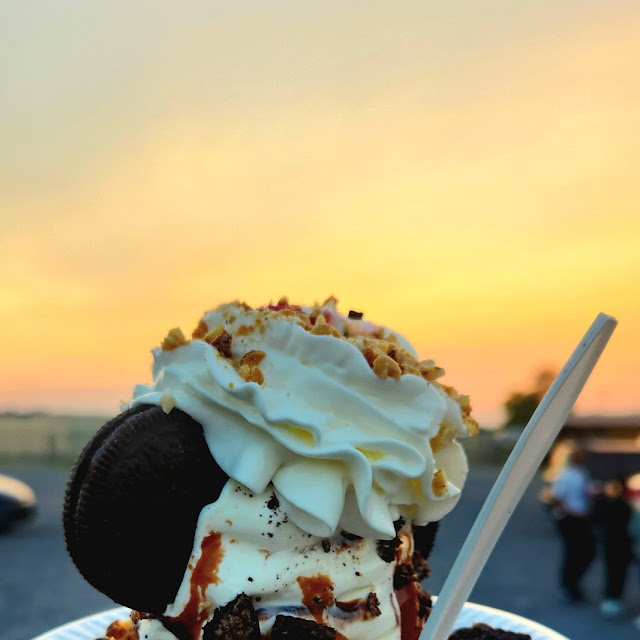 Oreo Sundae with Waffle Bowl