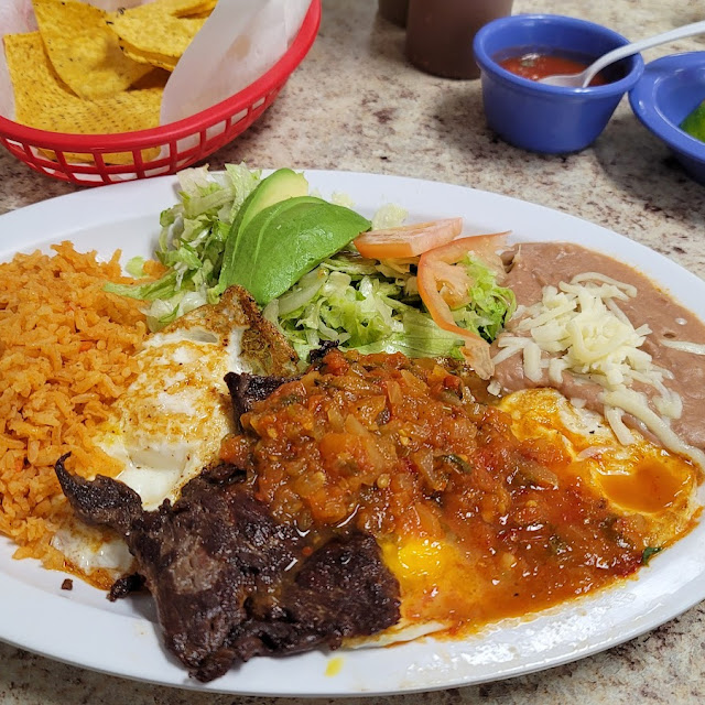 Huevos Rancheros with Steak