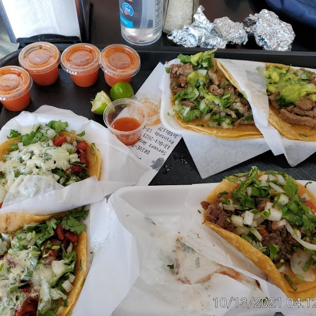 Tacos De Asada Adobada Y Cabeza