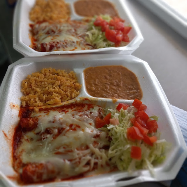 Enchiladas Rojas Taqueria Ludy's