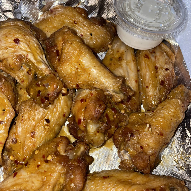 Habanero Wings with Ranch Dipping Sauce