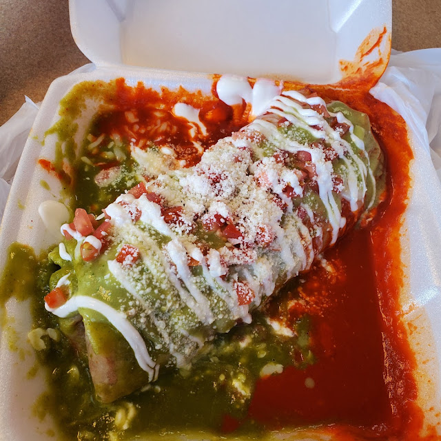 Burrito Mojado Rojo Wet Red Burrito
