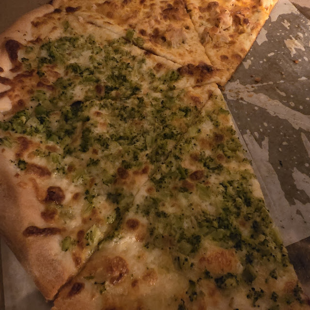 Half White Broccoli with Garlic