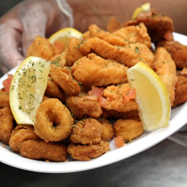 Fried Calamari & 1 Side