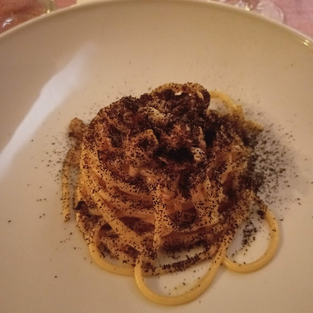 Spaghettone Con Vongole Alghe E Calamari