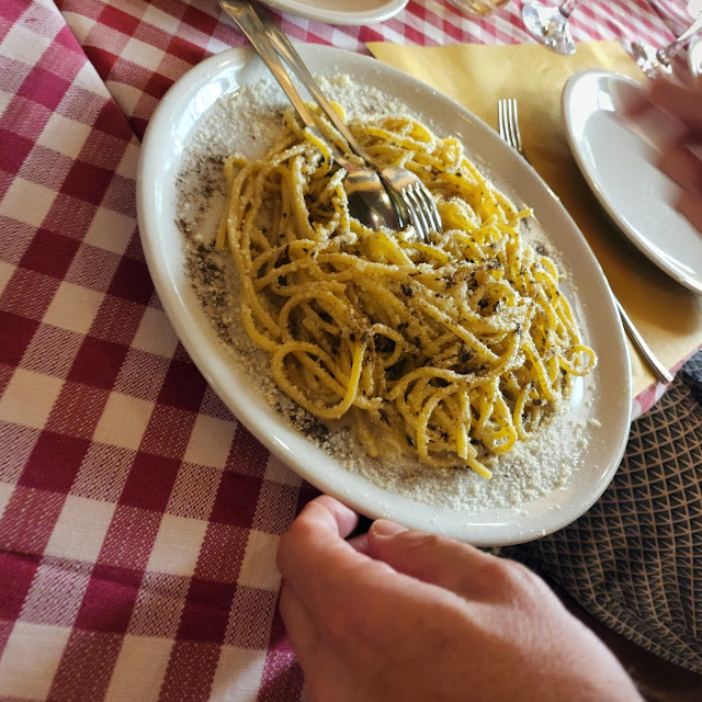 Spaghetti Alla Gricia Con Carciofi