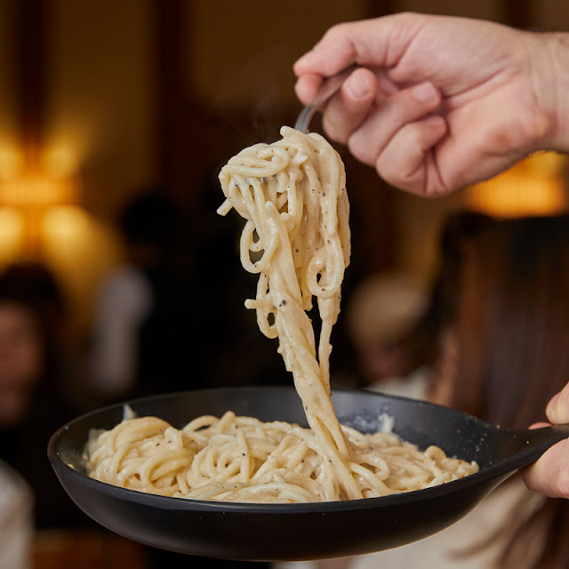 Cacio E Pepe Del Seminario Spaghetti With Pecorino Cheese And Black Pepper