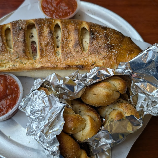 Original Stromboli and Garlic Knots