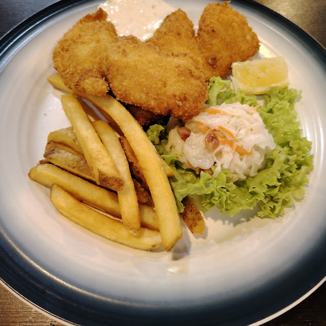 F1 Perch Fish and Chips