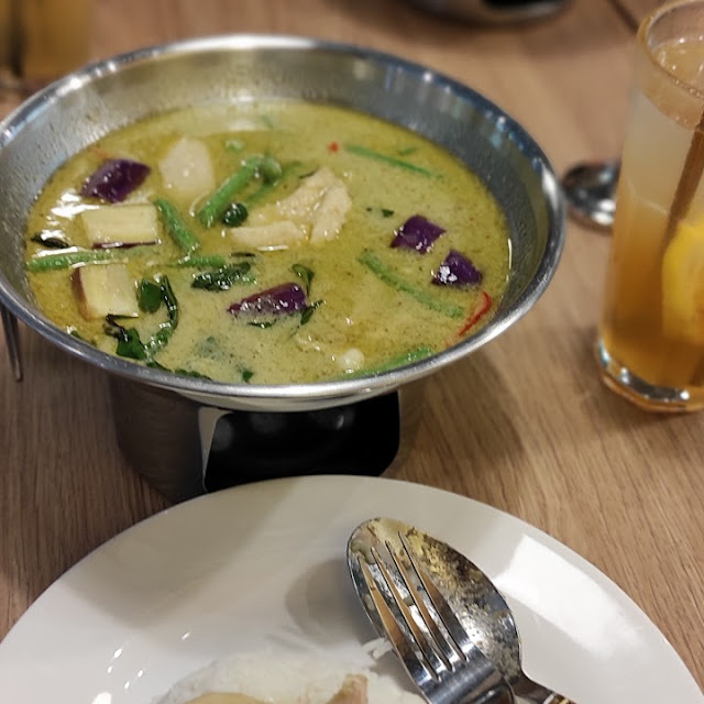 Green Curry Plain Rice