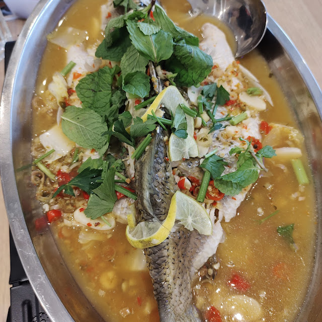 Streamed Fish in Lime Sauce