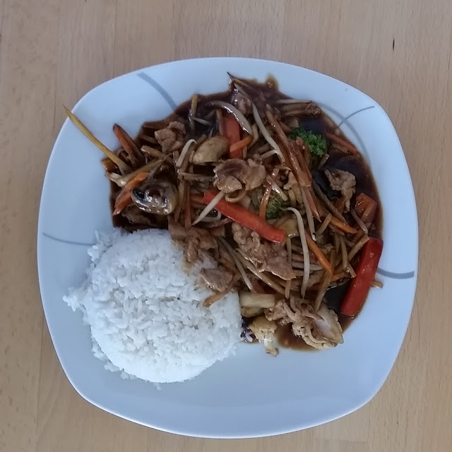Reis Mit Rindfleisch