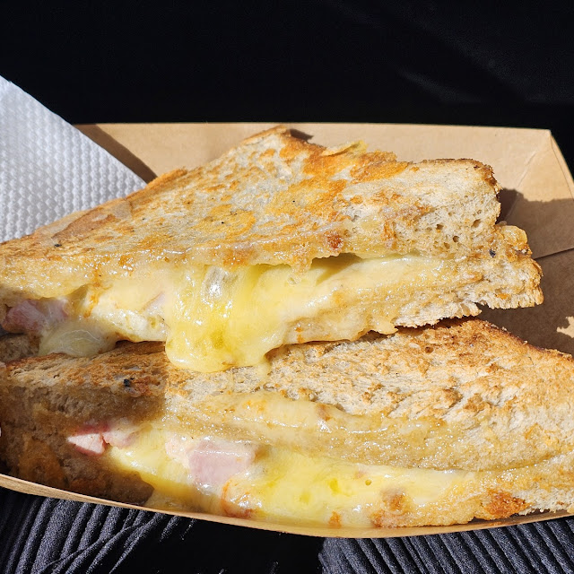 Toasted Ham and Cheese Sandwich