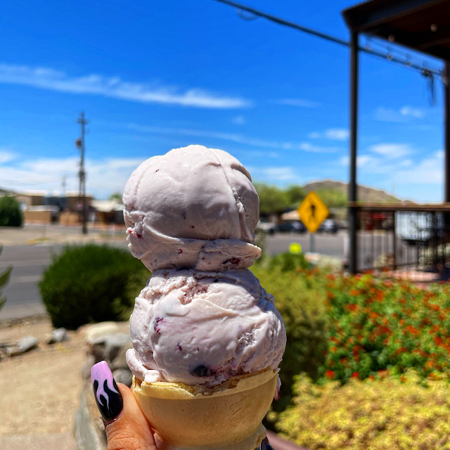 Huckleberry Cake Cone