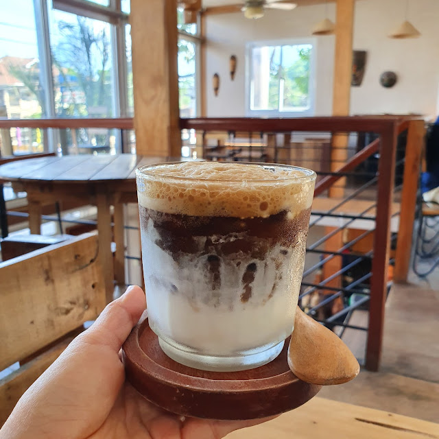 Coffee with Coconut Milk