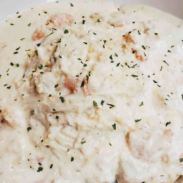 Seafood Alfredo