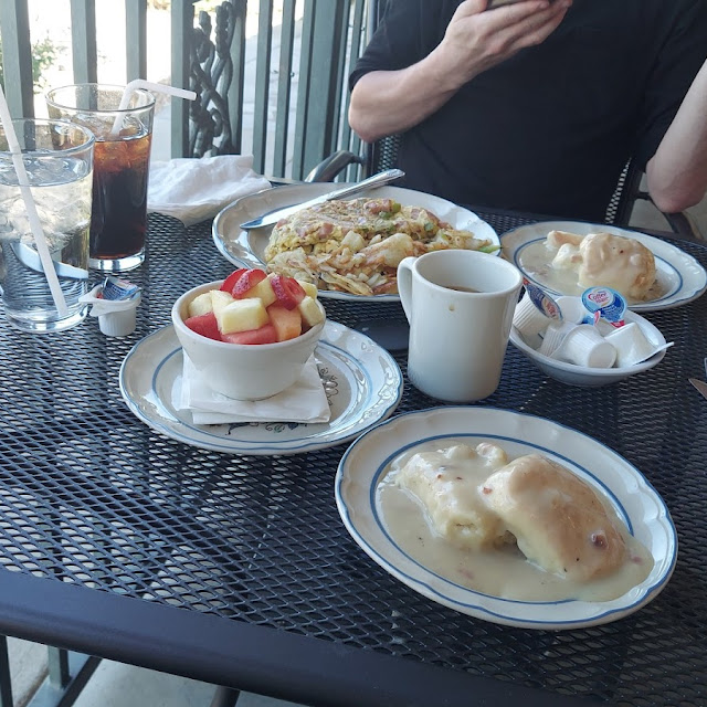 Denver Omelette w Biscuits and Gravy
